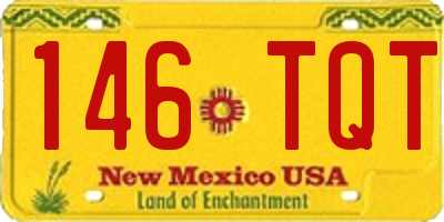 NM license plate 146TQT
