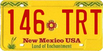 NM license plate 146TRT