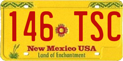 NM license plate 146TSC