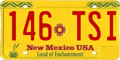 NM license plate 146TSI