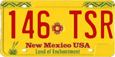 NM license plate 146TSR