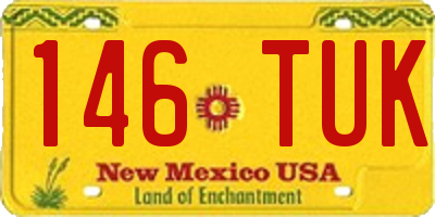 NM license plate 146TUK