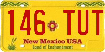 NM license plate 146TUT