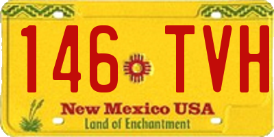 NM license plate 146TVH