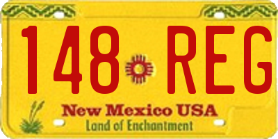 NM license plate 148REG