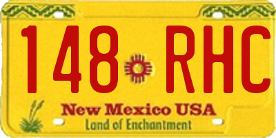 NM license plate 148RHC