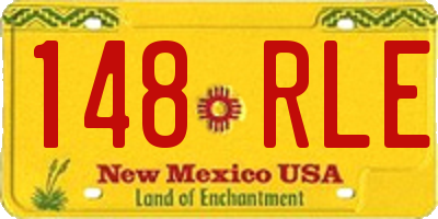 NM license plate 148RLE
