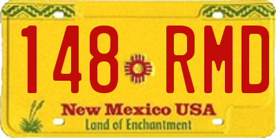 NM license plate 148RMD