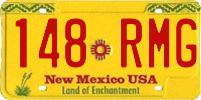 NM license plate 148RMG
