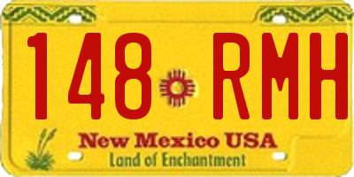 NM license plate 148RMH