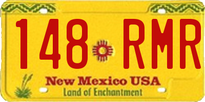 NM license plate 148RMR