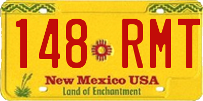 NM license plate 148RMT