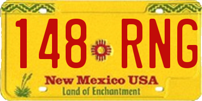NM license plate 148RNG