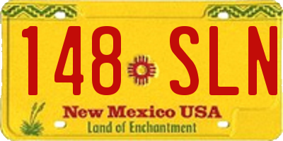 NM license plate 148SLN