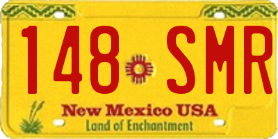 NM license plate 148SMR