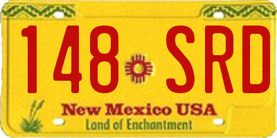 NM license plate 148SRD