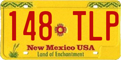 NM license plate 148TLP