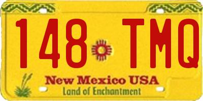 NM license plate 148TMQ