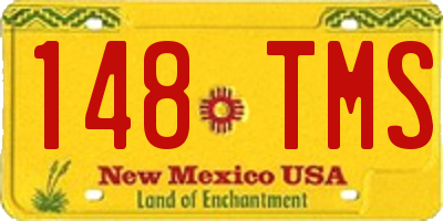NM license plate 148TMS