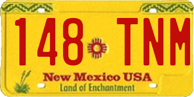NM license plate 148TNM