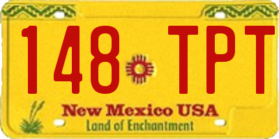 NM license plate 148TPT