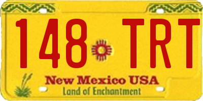 NM license plate 148TRT
