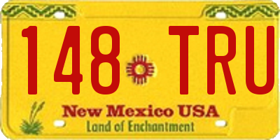 NM license plate 148TRU