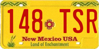 NM license plate 148TSR