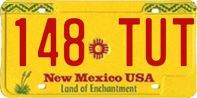 NM license plate 148TUT