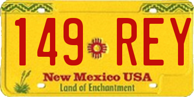 NM license plate 149REY