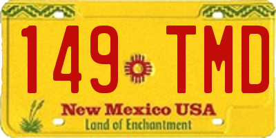 NM license plate 149TMD