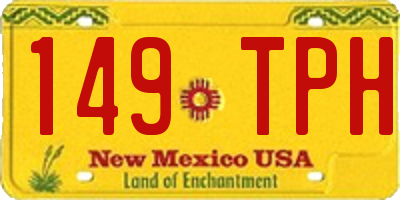 NM license plate 149TPH