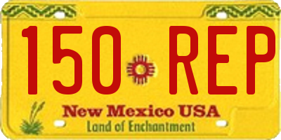 NM license plate 150REP