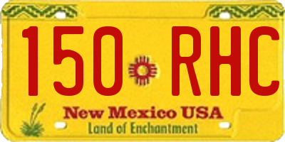 NM license plate 150RHC