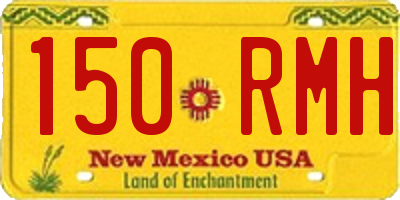 NM license plate 150RMH