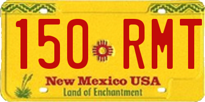 NM license plate 150RMT