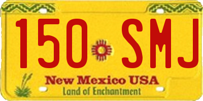 NM license plate 150SMJ