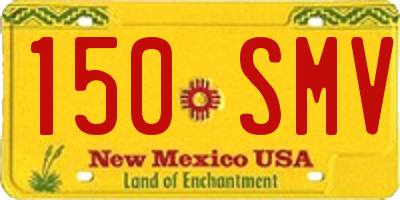 NM license plate 150SMV