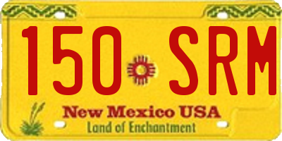 NM license plate 150SRM