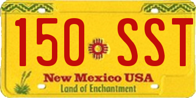 NM license plate 150SST