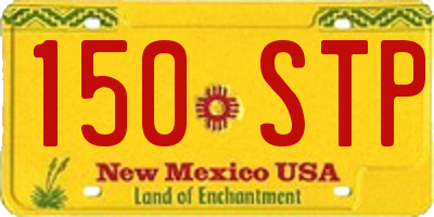 NM license plate 150STP