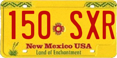 NM license plate 150SXR