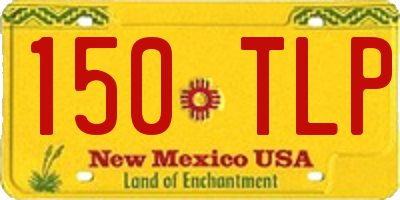 NM license plate 150TLP