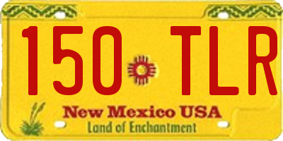 NM license plate 150TLR
