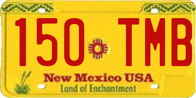 NM license plate 150TMB