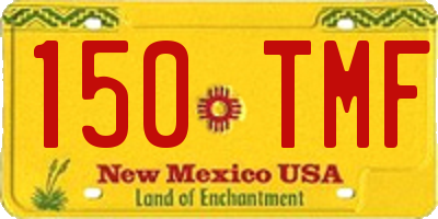 NM license plate 150TMF