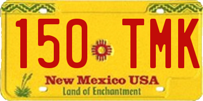 NM license plate 150TMK