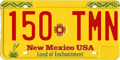 NM license plate 150TMN