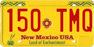 NM license plate 150TMQ