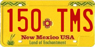 NM license plate 150TMS